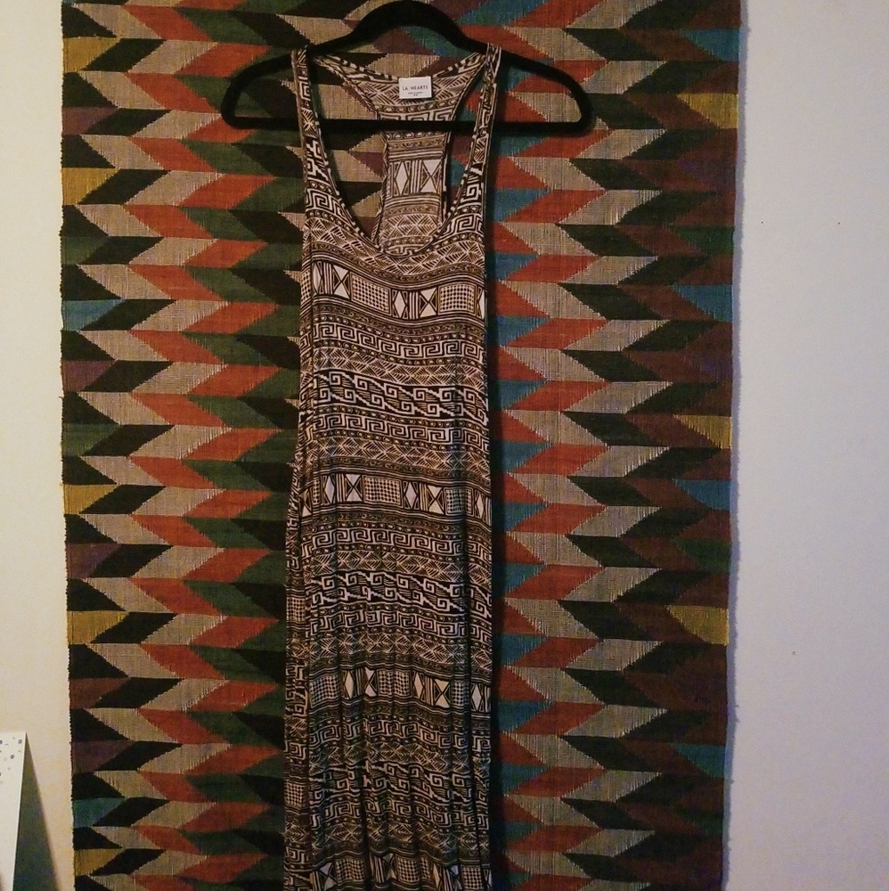 LA Hearts Tribal Maxi Dress